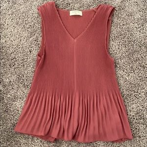 Aritzia Babaton pleated tank top